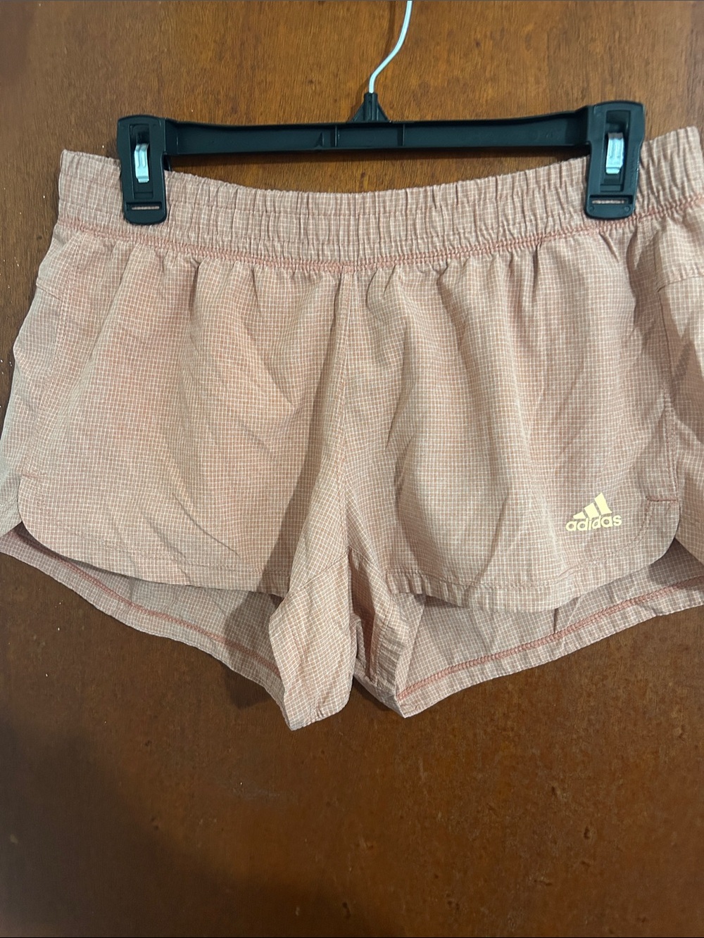 adidas Women’s Peach/Pink Lightweight Athletic Shorts